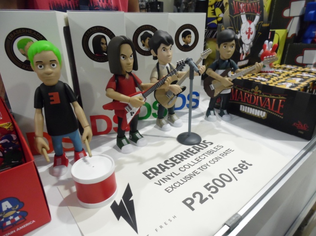 Eraserheads collectibles at ToyCon 2014 (2,500 PHP)