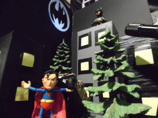 Superman and Batman at ToyCon 2014